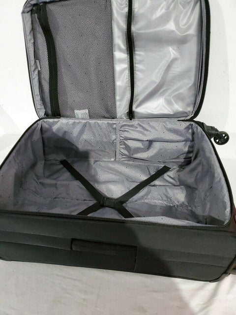 $300 Delsey Opti-Max 25" Expandable Spinner Suitcase Luggage Upright Softcase