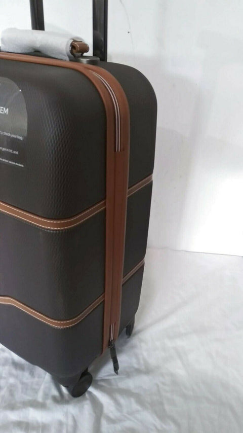 $500 Delsey Chatelet Plus 21" Hard side Carry On Spinner Suitcase Luggage