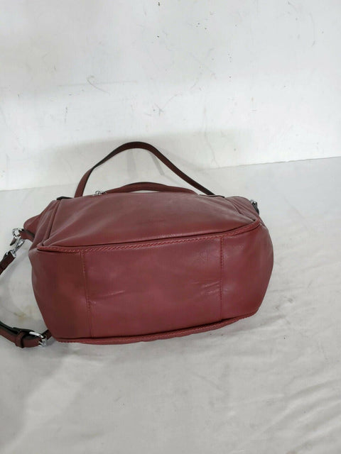 $104 New Urban Originals Iconic Vegan Leather Tote Red Maroon Shoulder Handbag - evorr.com