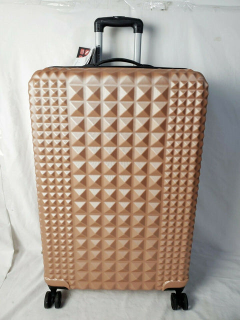 $400 New Steve Madden B-2 Armor Hard Large 28" Luggage Suitcase Pink Upright