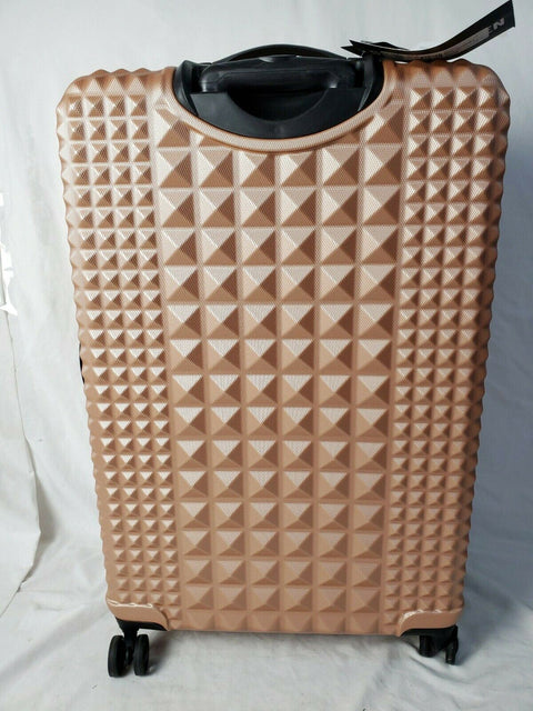 $400 New Steve Madden B-2 Armor Hard Large 28" Luggage Suitcase Pink Upright