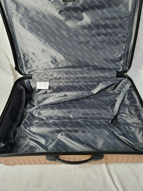 $400 New Steve Madden B-2 Armor Hard Large 28" Luggage Suitcase Pink Upright