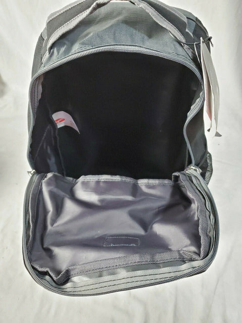 New Olympia USA Rolling Wheeled Backpack Travel Black Gray