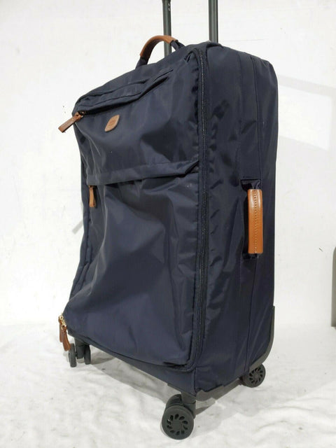New Brics X-Travel 25" Spinner Medium Luggage Suitcase Soft Blue Travel Bag
