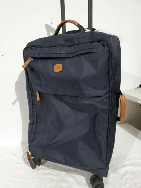 New Brics X-Travel 25" Spinner Medium Luggage Suitcase Soft Blue Travel Bag