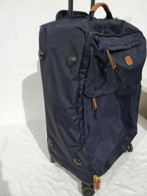 New Brics X-Travel 25" Spinner Medium Luggage Suitcase Soft Blue Travel Bag