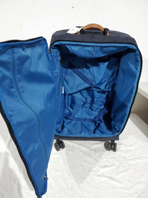 New Brics X-Travel 25" Spinner Medium Luggage Suitcase Soft Blue Travel Bag