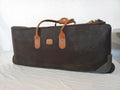 $850 Bric's Life 28" Rolling Duffle Travel Bag Brown Check-In Size Large