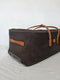 $850 Bric's Life 28" Rolling Duffle Travel Bag Brown Check-In Size Large
