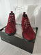 $109 New INC Concepts Men's Salem Velvet Chukka Boots Lace up Red 10.5 US - evorr.com