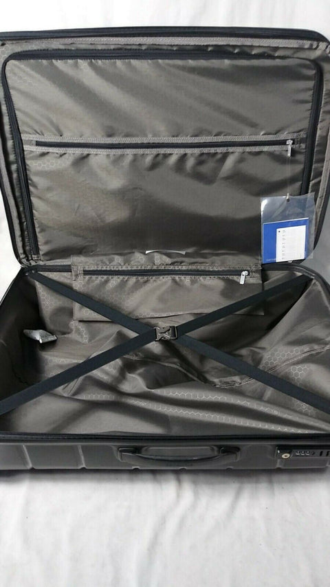 $398 Samsonite Free-form 28" Spinner Suitcase Luggage Black Hard Case TSA Lock