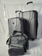 $300 New TAG Legacy 4 Piece Luggage Set Hard side Suitcase Gray Spinner
