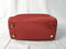 Michael Kors Women's Polly Nylon Top Zip Tote Brown Leather Trim Brandy Red Bag