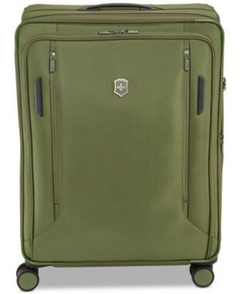$1000 Victorinox Swiss Army VX Avenue 27.5" Expandable Spinner Suitcase Blue