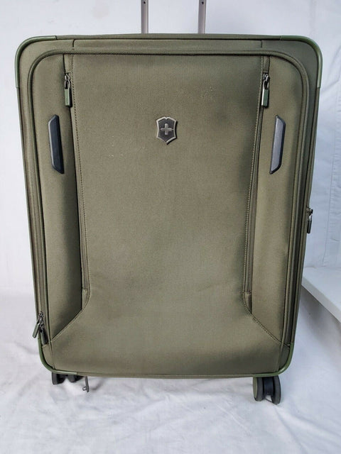 $1000 Victorinox Swiss Army VX Avenue 27.5" Expandable Spinner Suitcase Blue