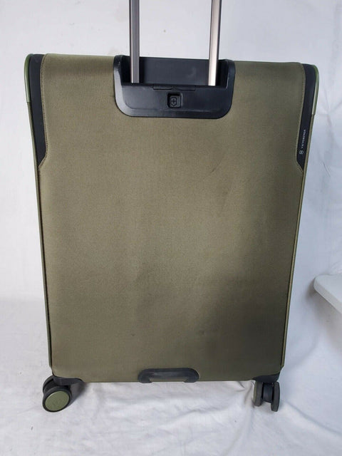 $1000 Victorinox Swiss Army VX Avenue 27.5" Expandable Spinner Suitcase Blue