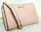 Michael Kors Women's Jet Set Large Saffiano Leather Crossbody Bag Blossom Pink