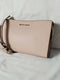 Michael Kors Women's Jet Set Large Saffiano Leather Crossbody Bag Blossom Pink