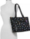 Coach 76383 Women's TAYLOR Vintage Rose Print Tote Black Multi Logo Bag NEW $195
