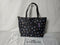 Coach 76383 Women's TAYLOR Vintage Rose Print Tote Black Multi Logo Bag NEW $195