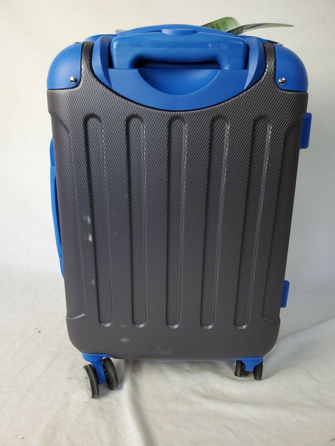 $240 New Rockland Sonic ABS Gray Spinner Luggage Carry On Suitcase 20"