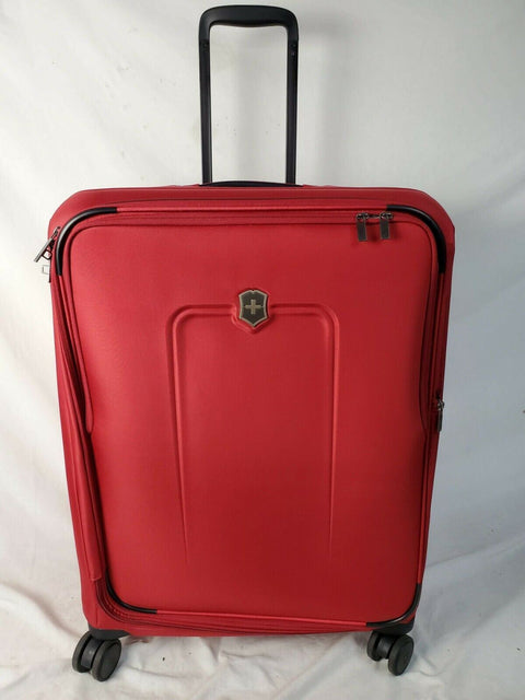$820 NEW VICTORINOX Swiss Army Nova Large Soft Red Luggage Suitcase 29"
