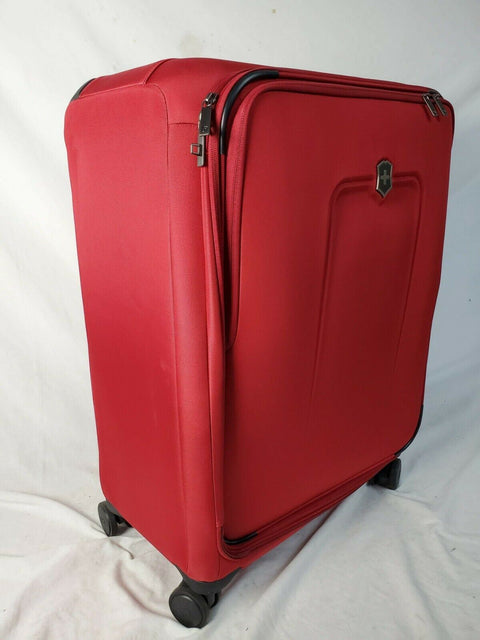 $820 NEW VICTORINOX Swiss Army Nova Large Soft Red Luggage Suitcase 29"