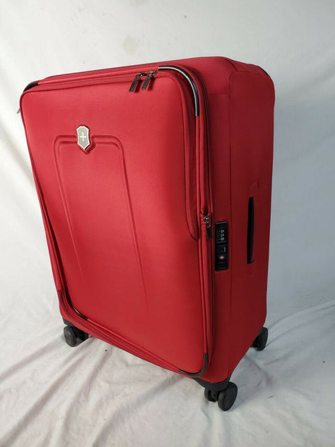 $820 NEW VICTORINOX Swiss Army Nova Large Soft Red Luggage Suitcase 29"