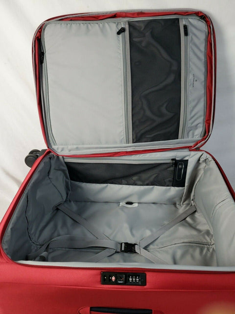 $820 NEW VICTORINOX Swiss Army Nova Large Soft Red Luggage Suitcase 29"