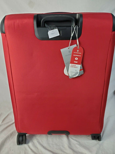 $820 NEW VICTORINOX Swiss Army Nova Large Soft Red Luggage Suitcase 29"