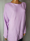 INC International Women Dolman Sleeves Purple Ribbed Pullover Blouse Top Plus 1X