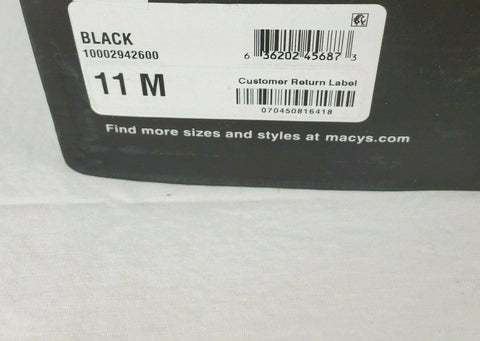 $109 New Bar III Men's Whitaker Leather Boots Lace Up Black Size 11 US - evorr.com