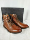 $109 New Bar III Men's Whitaker Leather Boots Lace Up Brown Size 10 US - evorr.com