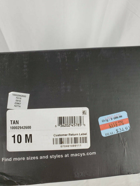 $109 New Bar III Men's Whitaker Leather Boots Lace Up Brown Size 10 US - evorr.com