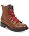 $109 Guess Men's GM Ruskin Alpine Ankle Boots Brown Lace UP Leather Size 11.5 - evorr.com
