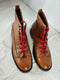 $109 Guess Men's GM Ruskin Alpine Ankle Boots Brown Lace UP Leather Size 11.5 - evorr.com