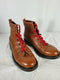 $109 Guess Men's GM Ruskin Alpine Ankle Boots Brown Lace UP Leather Size 11.5 - evorr.com