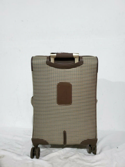 $320 New London Fog Oxford II 20" Soft Spinner Suitcase Carry On Luggage