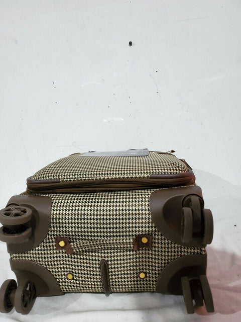 $320 New London Fog Oxford II 20" Soft Spinner Suitcase Carry On Luggage