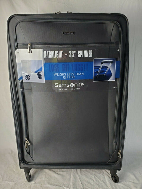 $460 Samsonite X-Tralight 33" Expandable Spinner Wheel Suitcase Luggage Oversize