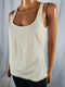 Lauren Ralph Lauren Women Sleeveless Embellish Blouse Top Tank Ivory Size 2 - evorr.com