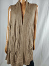 Karen Scott Women's Sleeveless Front-Open Knit Pocket Cardigan Shrug Top Plus 2X - evorr.com