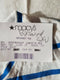 Lauren Ralph Lauren Women Short Sleeve T-Shirt Blouse Top White Blue Striped M - evorr.com