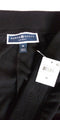 New Karen Scott Women Pull On Straight Leg Fleece Casual Pants Black Plus 1X - evorr.com