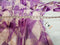 Alfani Women Scoop-Neck 3/4 Sleeve Purple Illusion Printed Lace Trim Top Plus 2X - evorr.com
