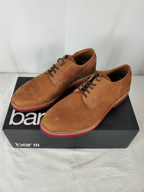 $109 Bar III Men's Baxter Buck Lace-Ups Tan Brown Suede Shoes Boots Size 8.5 US - evorr.com