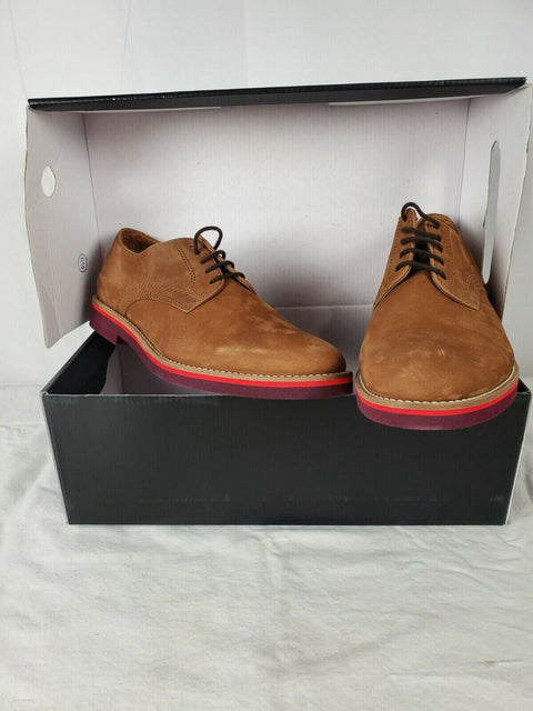 $109 Bar III Men's Baxter Buck Lace-Ups Tan Brown Suede Shoes Boots Size 8.5 US - evorr.com