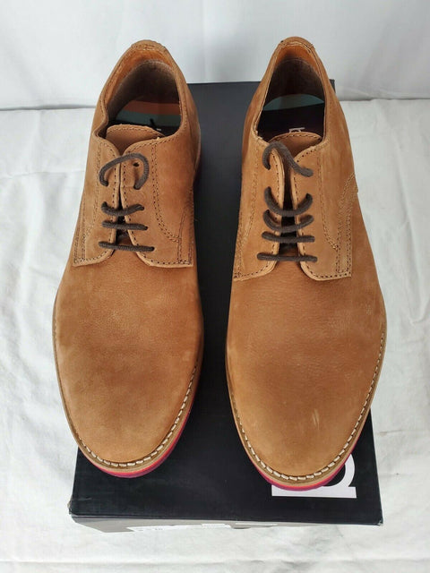 $109 Bar III Men's Baxter Buck Lace-Ups Tan Brown Suede Shoes Boots Size 8.5 US - evorr.com