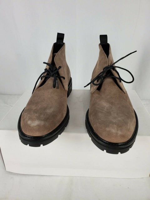Calvin Klein Men's Ultan Calf Suede Chukka Boot Army Fatigue Brown Shoes 10 US - evorr.com
