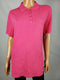New Karen Scott Womens Short Sleeve Collared Pink Henley Polo Blouse Top Size XL - evorr.com